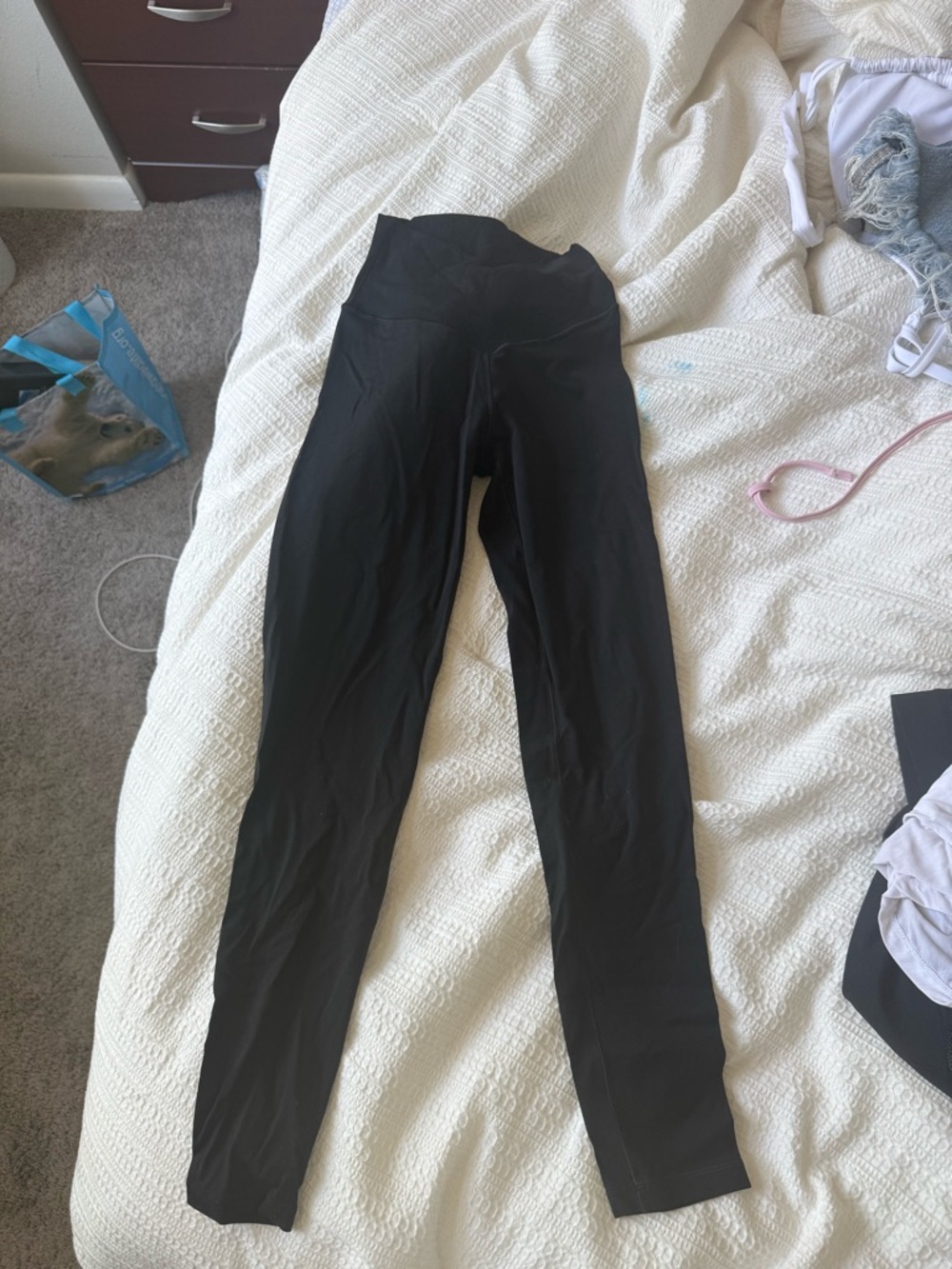 aerie Black High-Rise Workout Leggings